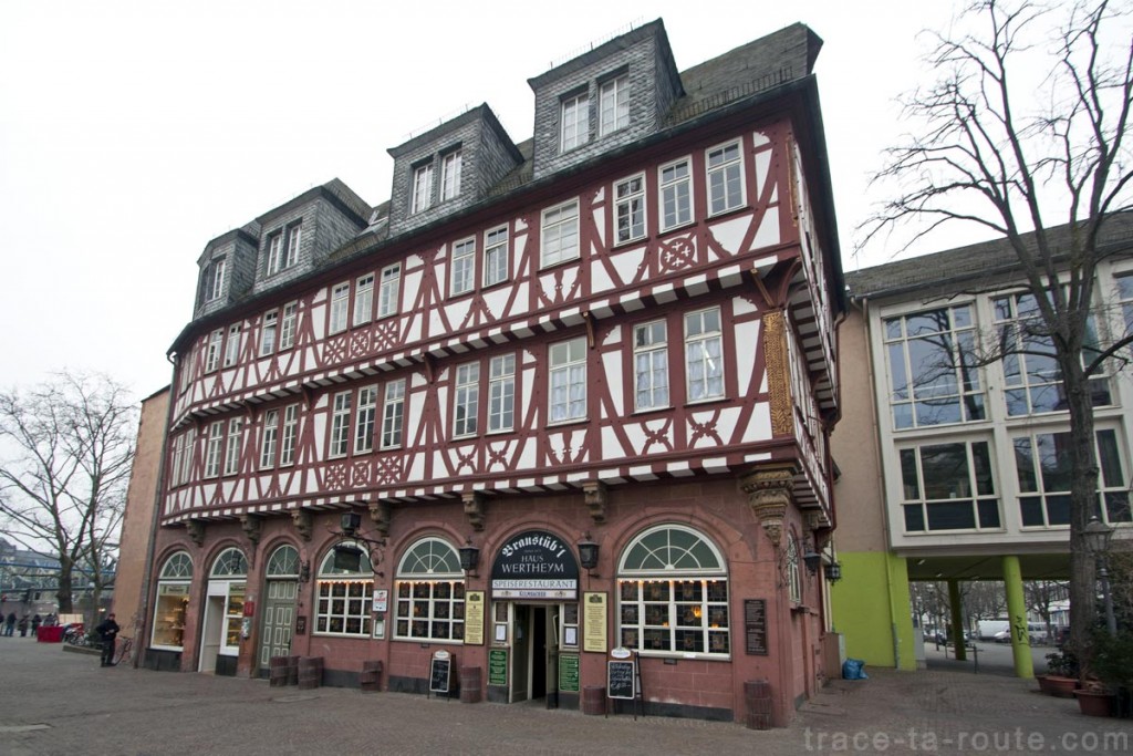 La brasserie Haus Wertheym à Francfort