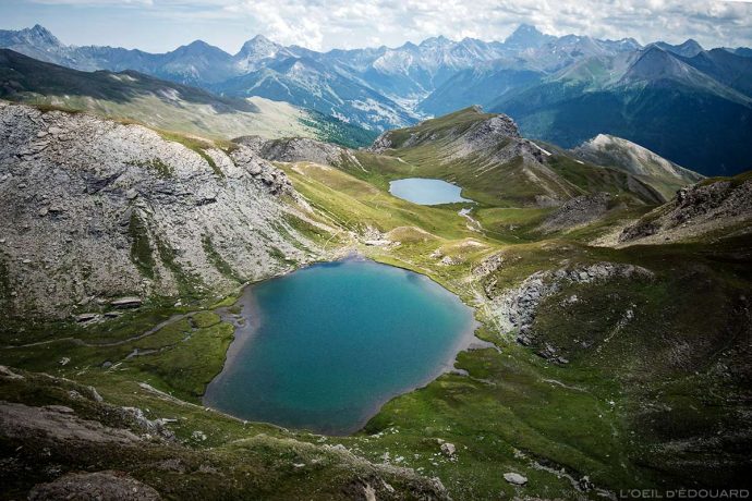 Le Pic Et Les Lacs Du Malrif Jardin Deden Dans Le Queyras