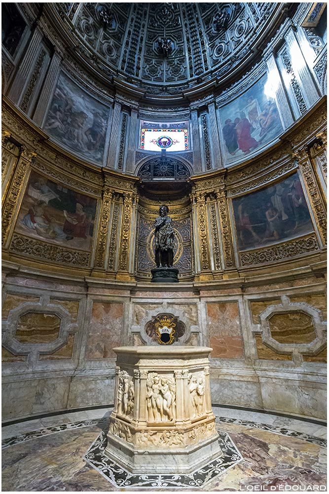 Chapelle Saint Jean-Baptiste Cathédrale de Sienne - Cappella San Giovanni Battista Duomo di Siena (Santa Maria Assunta) - Puit Pozzo Antonio Federighi + Donatello