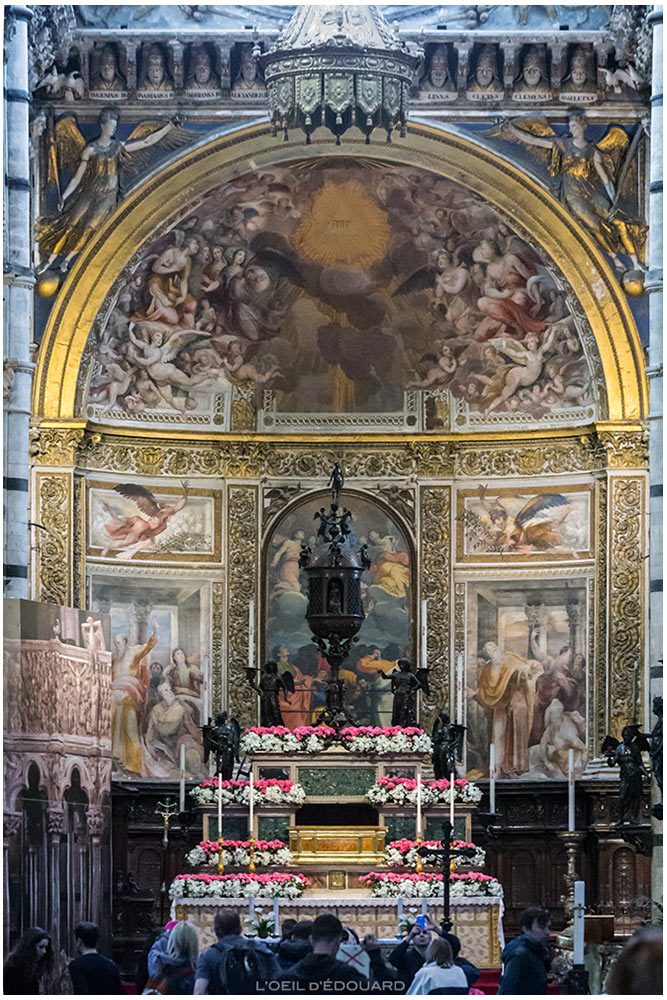 Maitre-Autel de la Cathédrale de Sienne - Altare maggiore del Duomo di Siena (Santa Maria Assunta), Baldassarre Peruzzi