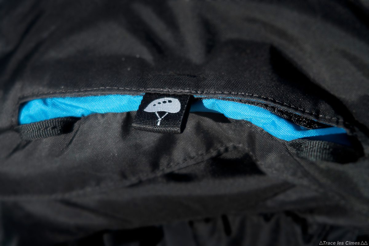 Poche filet casque Test sac à dos alpinisme ski de randonnée Osprey Mutant 38 backpack review