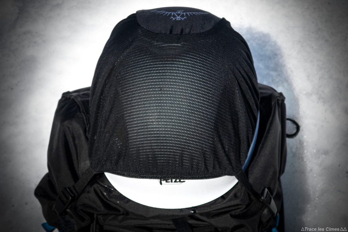 Filet casque Test sac à dos alpinisme ski de randonnée Osprey Mutant 38 backpack review