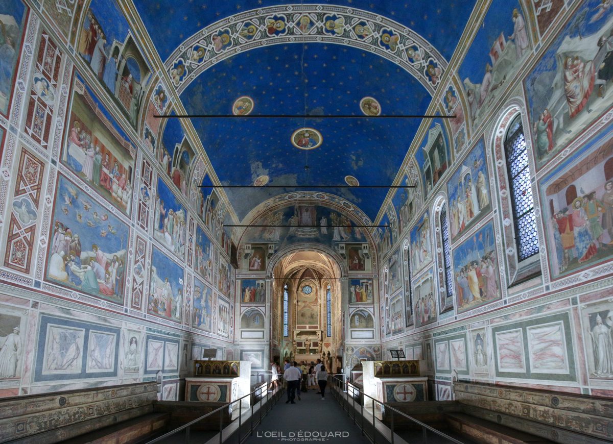 Chapelle Scrovegni, Padoue Italie - Peintures Fresques Giotto renaissance italienne - Capella degli Scrovegni Padova Italia Italy wall paintings