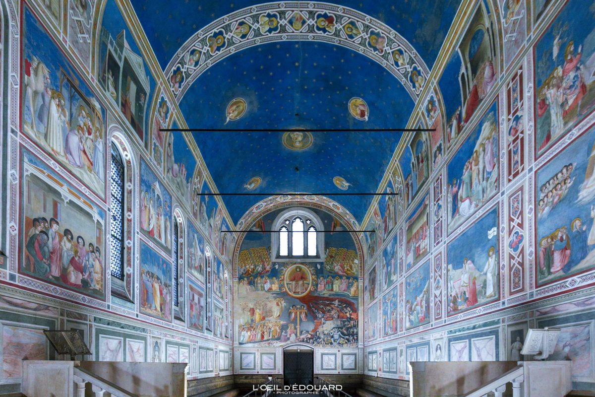 Fresques de Giotto Chapelle Scrovegni Padoue Tourisme Italie Voyage Art Peinture Pré Renaissance Italienne - Chiesa Capella dell'Arena Affreschi di Giotto Capella degli Scrovegni Padova Italia - Scrovegni Chapel Visit Italy Travel Italian Religion Art Wall Painting Church