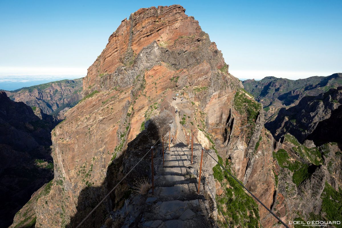 Pedra Rija Randonnée Pico Ruivo Madère Tourisme Paysage Montagne Voyage Portugal - PR 1 Vereda do Areeiro Pico Ruivo Madeira Ilha - Visit Madeira Island Hiking Trail Nature Mountain Outdoor Mountains Landscape