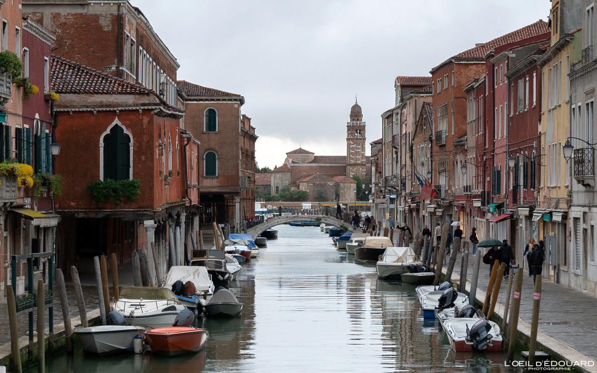 Canal Île de Murano Venise Tourisme Italie Voyage - Isola di Murano Venezia Italia - Visit Venice Islands Italy Travel City trip