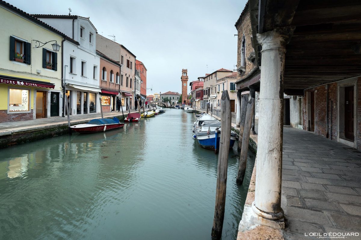 Canal Île de Murano Venise Tourisme Italie Voyage - Isola di Murano Venezia Italia - Visit Venice Islands Italy Travel City trip