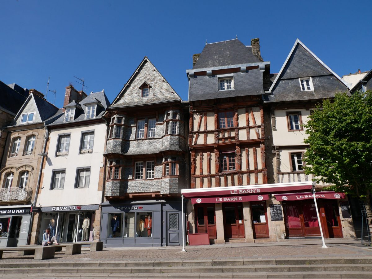 Bretagne à Vélo pause à Lannion