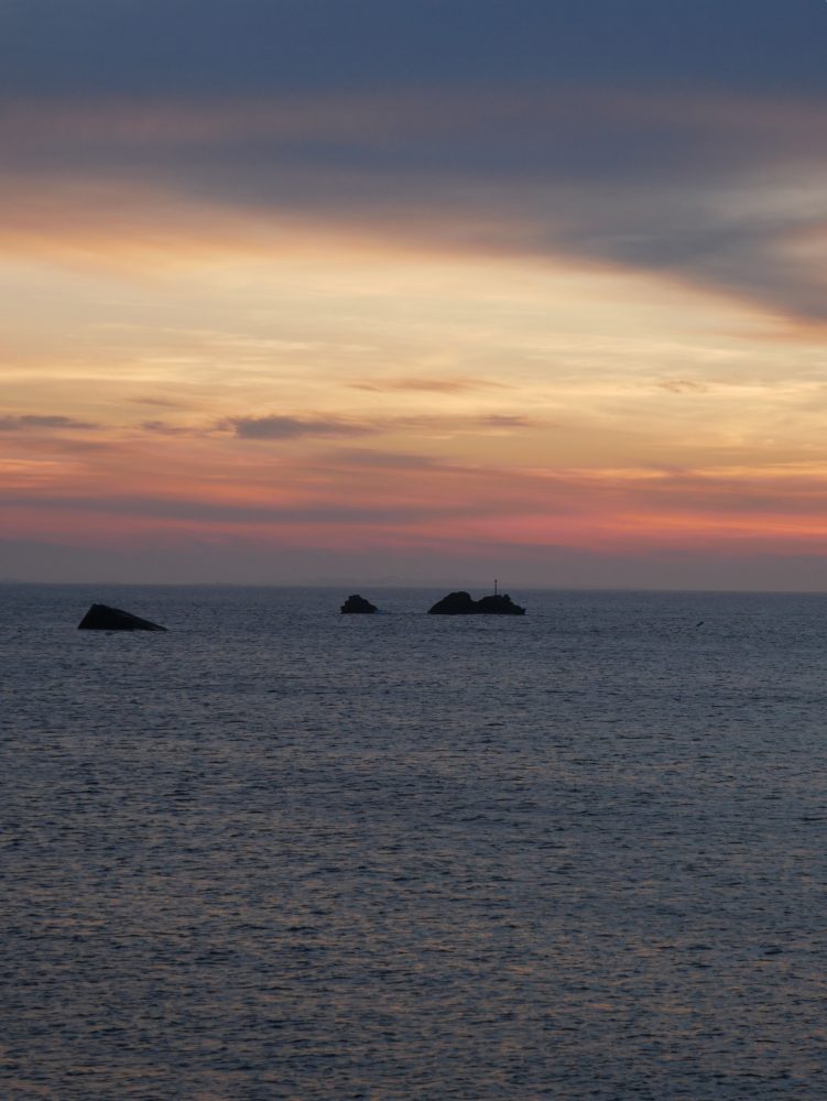 Coucher de soleil depuis la pointe de Primel