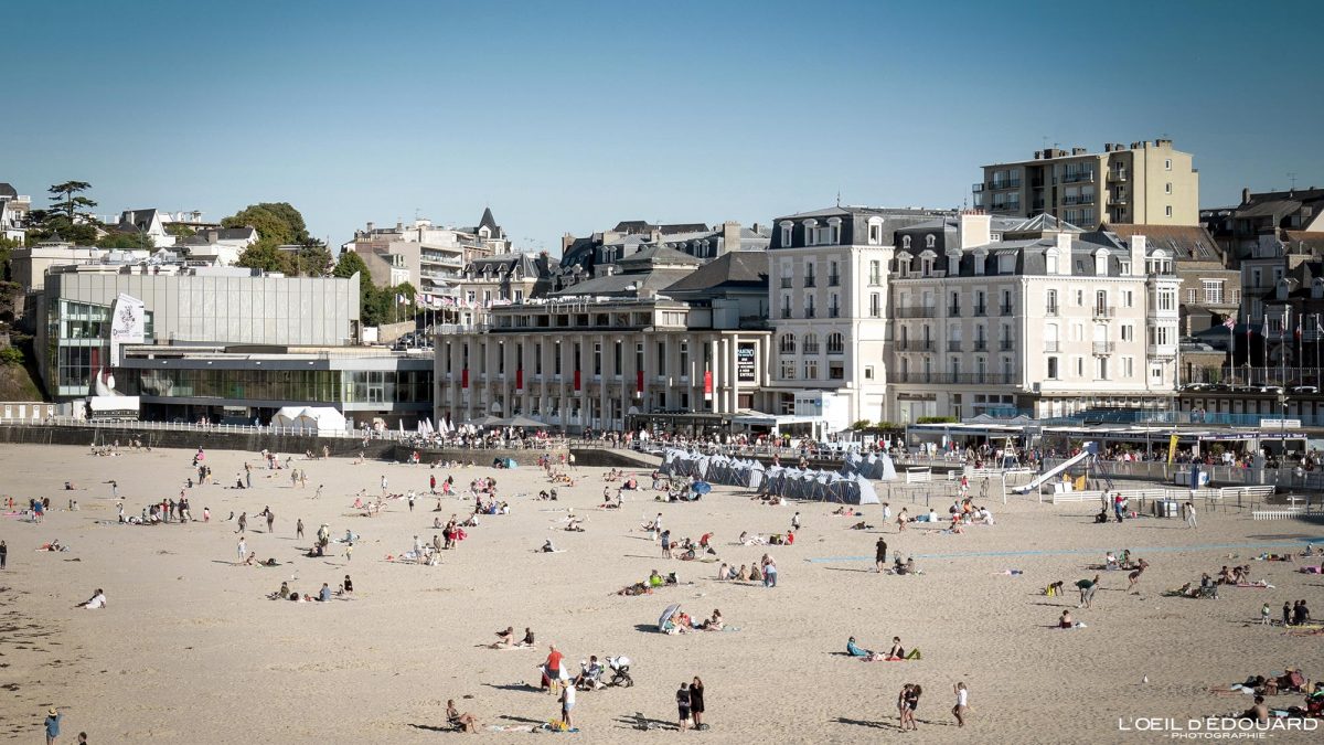 Plage de l'Écluse Dinard Bretagne Visit France Tourisme Ille-et-Vilaine Vacances Paysage - Holidays Travel French Brittany City View Beach Landscape