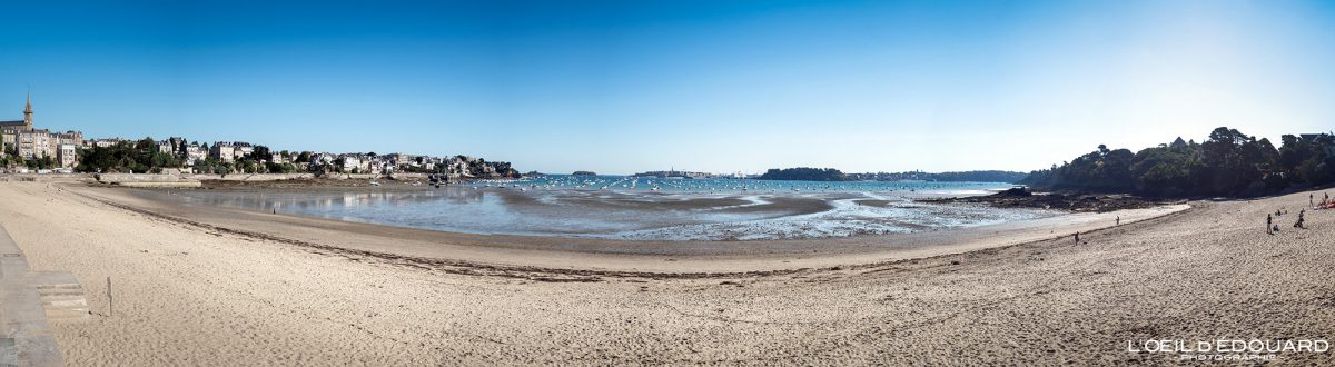 Plage du Prieuré Dinard Bretagne Visit France Tourisme Ille-et-Vilaine Vacances Paysage - Holidays Travel French Brittany City Beach Landscape