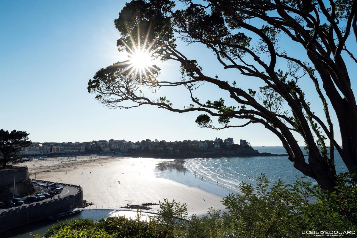 Plage de l'Écluse Dinard Bretagne Visit France Tourisme Ille-et-Vilaine Vacances Paysage - Holidays Travel French Brittany City Beach Sea Landscape Seascape