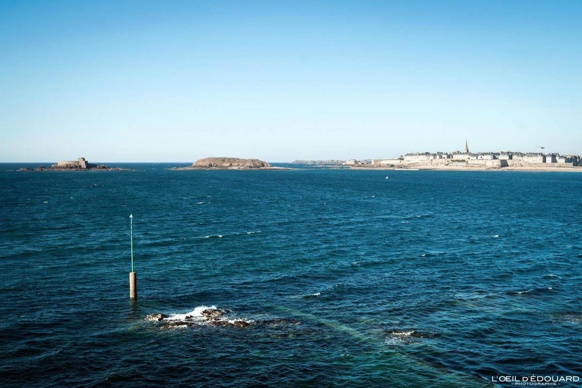 Saint-Malo Pointe du Moulinet Dinard Bretagne Visit France Tourisme Ille-et-Vilaine Vacances Paysage Mer La Manche - Holidays Travel French Brittany City Sea Landscape Seascape