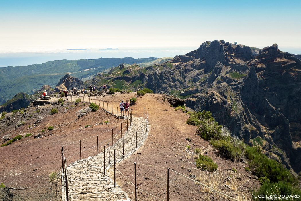 Topo Randonnée Pico Ruivo Madère Tourisme Paysage Montagne Voyage Portugal - PR 1 Vereda do Areeiro Pico Ruivo Madeira Ilha - Visit Madeira Island Hiking Trail Nature Mountain Summit Outdoor Mountains Landscape