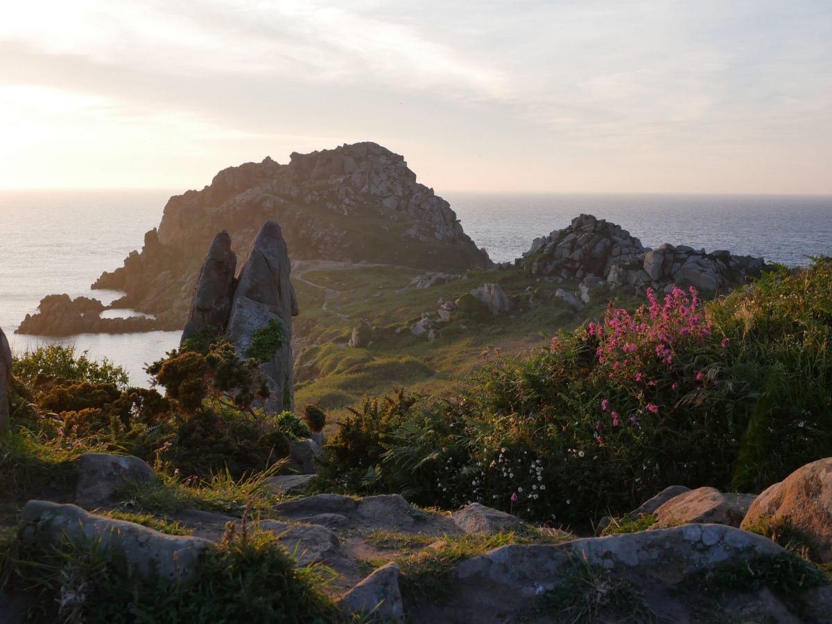 Pointe de Primel, coucher de soleil