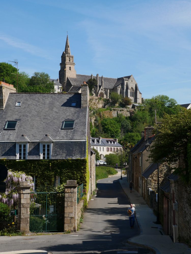 Parcours vélo en Bretagne nord, arrêt à Lannion