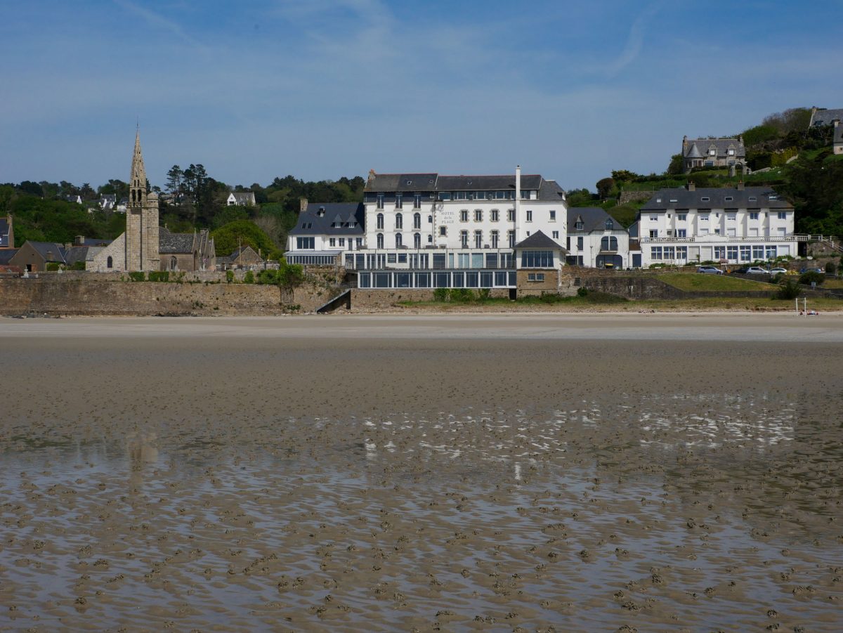 Vélo en Bretagne, étape à Saint Michel en Grève