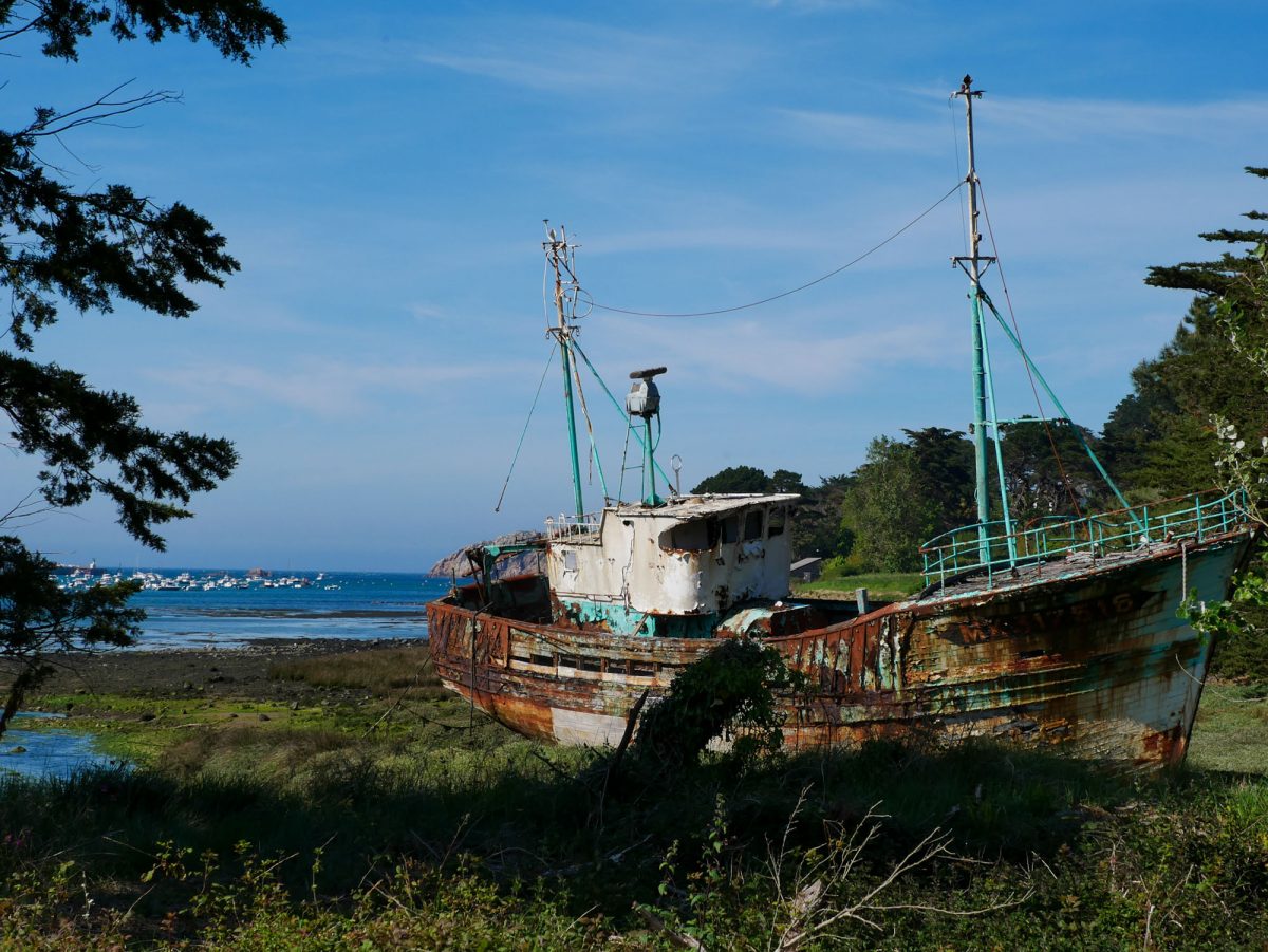 velomaritime bateau echoue