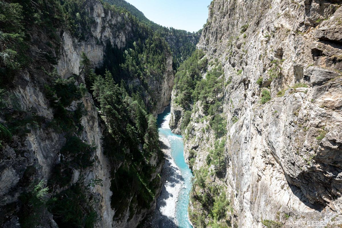 Gorges de l'Arc Aussois Haute Maurienne Savoie Alpes France Paysage Rivière Montagne Outdoor Mountain Landscape River