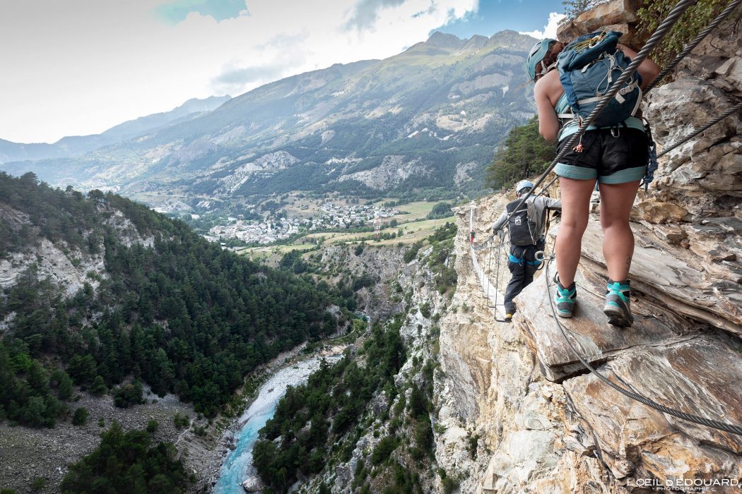 Via Ferrata du Diable Aussois Haute Maurienne Savoie Alpes France Activité Montagne Outdoor Mountain Climbing Climb