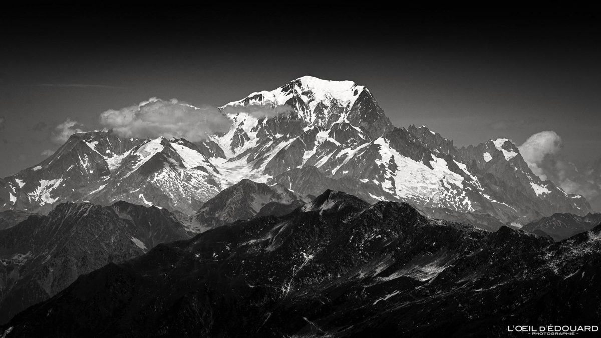 Mont Blanc Haute-Savoie Alpes France Paysage Montagne Nature Outdoor French Alps Mountain Landscape Summit View