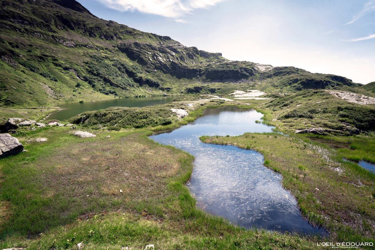 Randonnée Lac de Pormenaz Massif des Aiguilles Rouges Haute-Savoie Alpes France Paysage Montagne Nature Outdoor Hike French Alps Lake Mountain Landscape