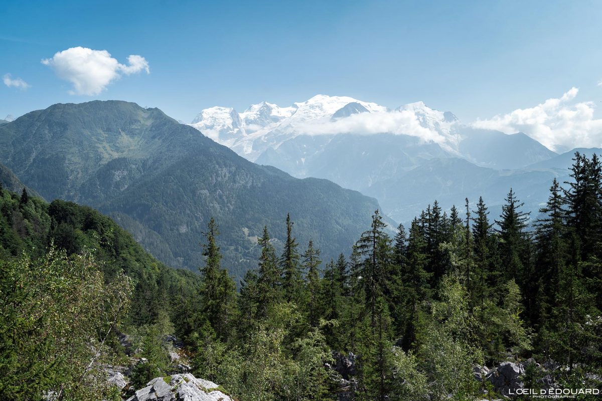 Mont Blanc Pointe Noire de Pormenaz Massif des Aiguilles Rouges Haute-Savoie Alpes France Paysage Montagne Nature Outdoor French Alps Mountain Landscape