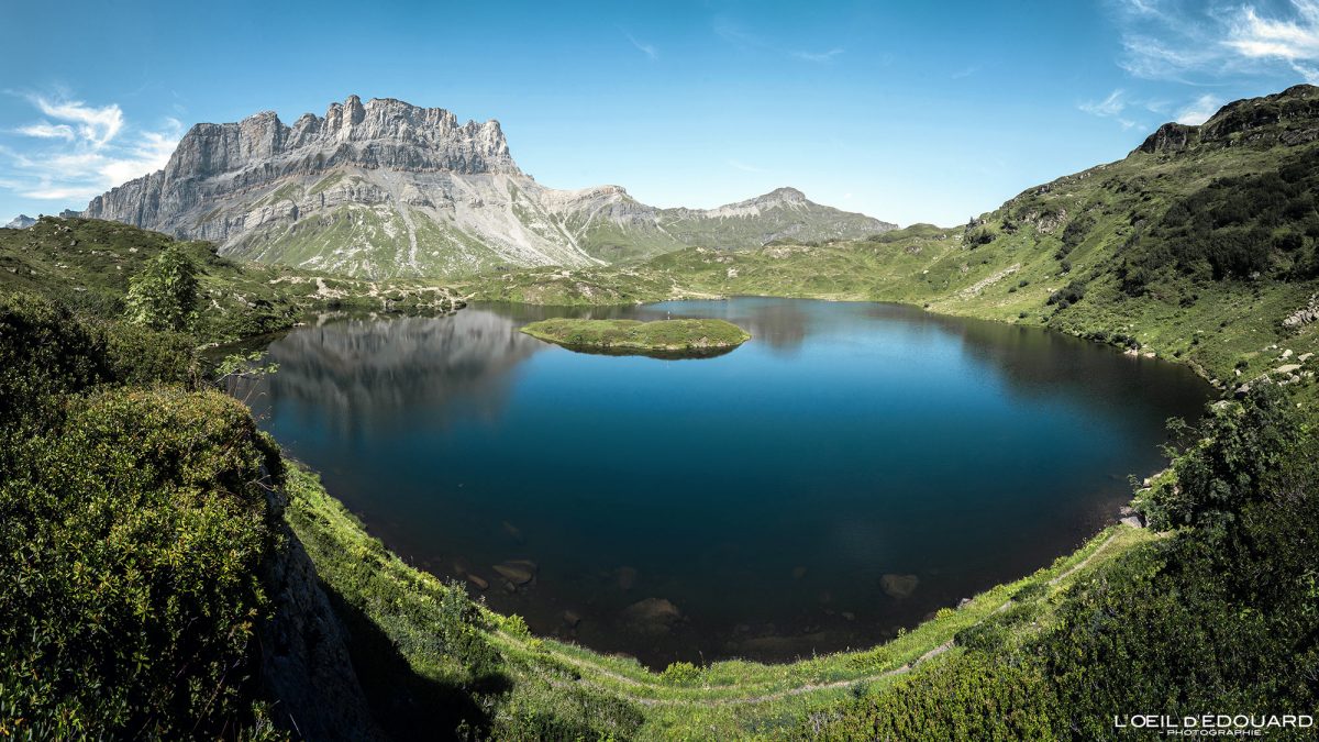 Lac de Pormenaz Randonnée Massif des Aiguilles Rouges Haute-Savoie Alpes France Paysage Montagne Nature Outdoor Hike French Alps Lake Mountain Landscape