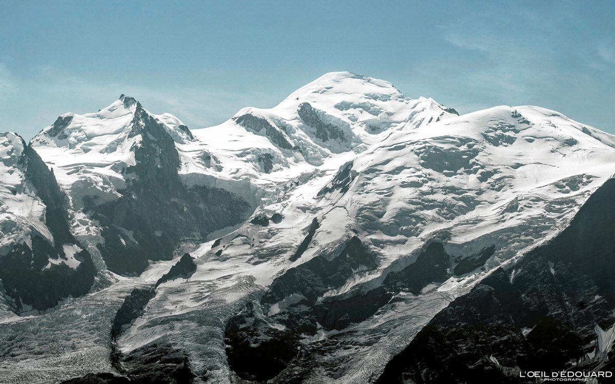 Sommet Mont Blanc Haute-Savoie Alpes France Paysage Montagne Nature Outdoor French Alps Mountain Summit Landscape