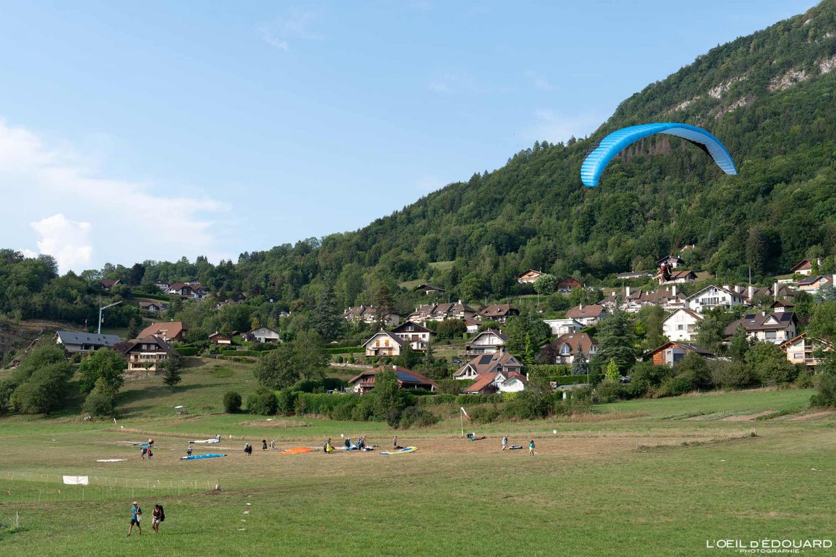 Zone Atterrissage Parapente Talloires Planfait Haute-Savoie Visit France Tourisme - Paragliding Landing Zone French Paraglider