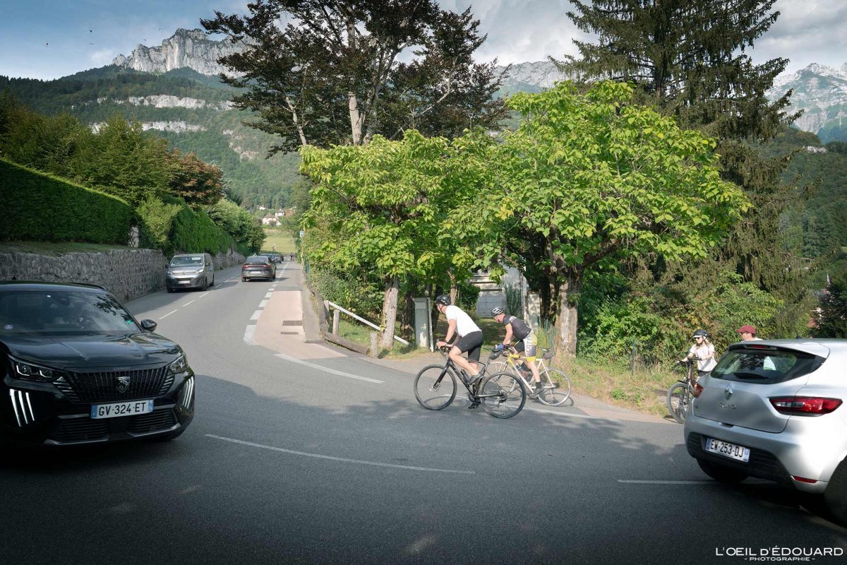 Ascension Montée Côte de Talloires Tour du Lac d'Annecy à Vélo Haute-Savoie Visit France Tourisme Vélo de Route Cyclisme Outdoor Bicycle Cyclism Bike Road Biking