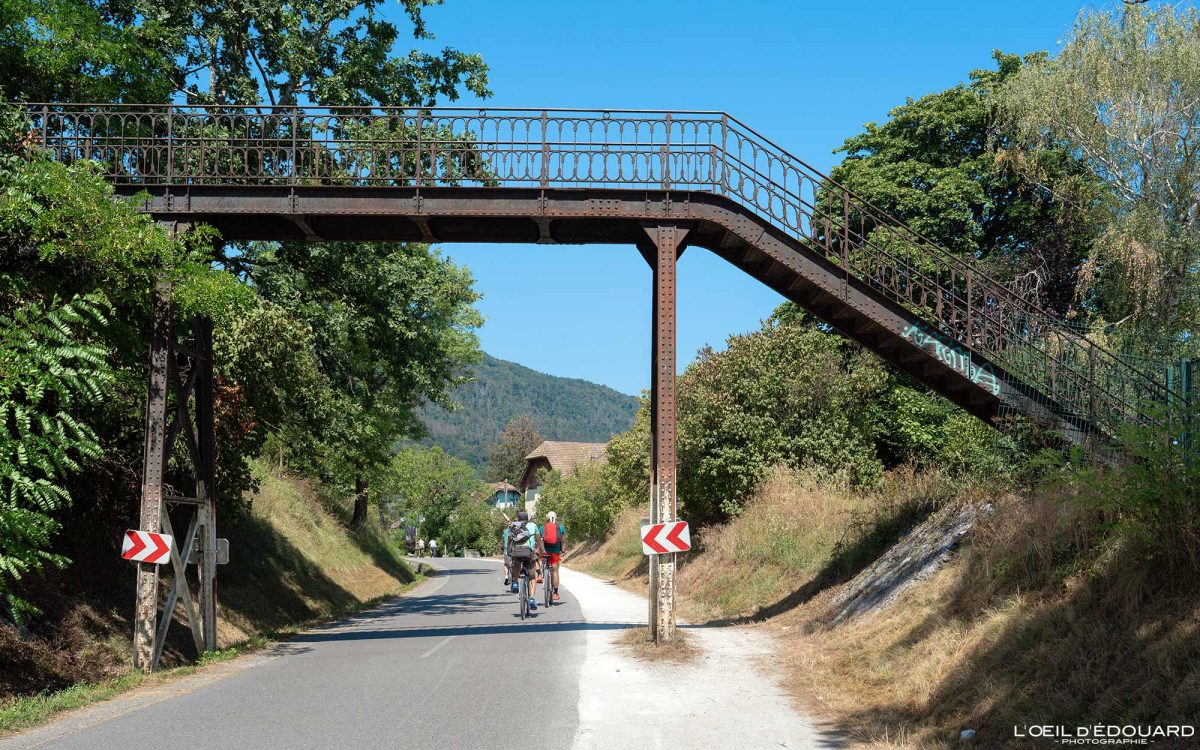 Voie Verte Piste Cyclable Tour du Lac d'Annecy à Vélo Haute-Savoie Visit France Tourisme Vélo de Route Cyclisme Outdoor Bicycle Cyclism Bike Road Biking