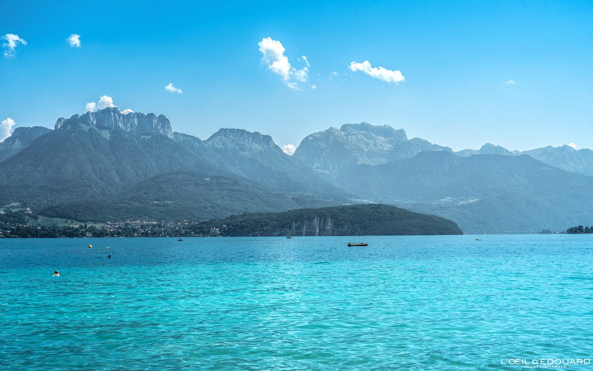 Lac d'Annecy Haute-Savoie Visit France Tourisme Paysage Montagne Dents de Lanfon La Tournette Alpes Nature Outdoor French Alps Mountain Lake Landscape