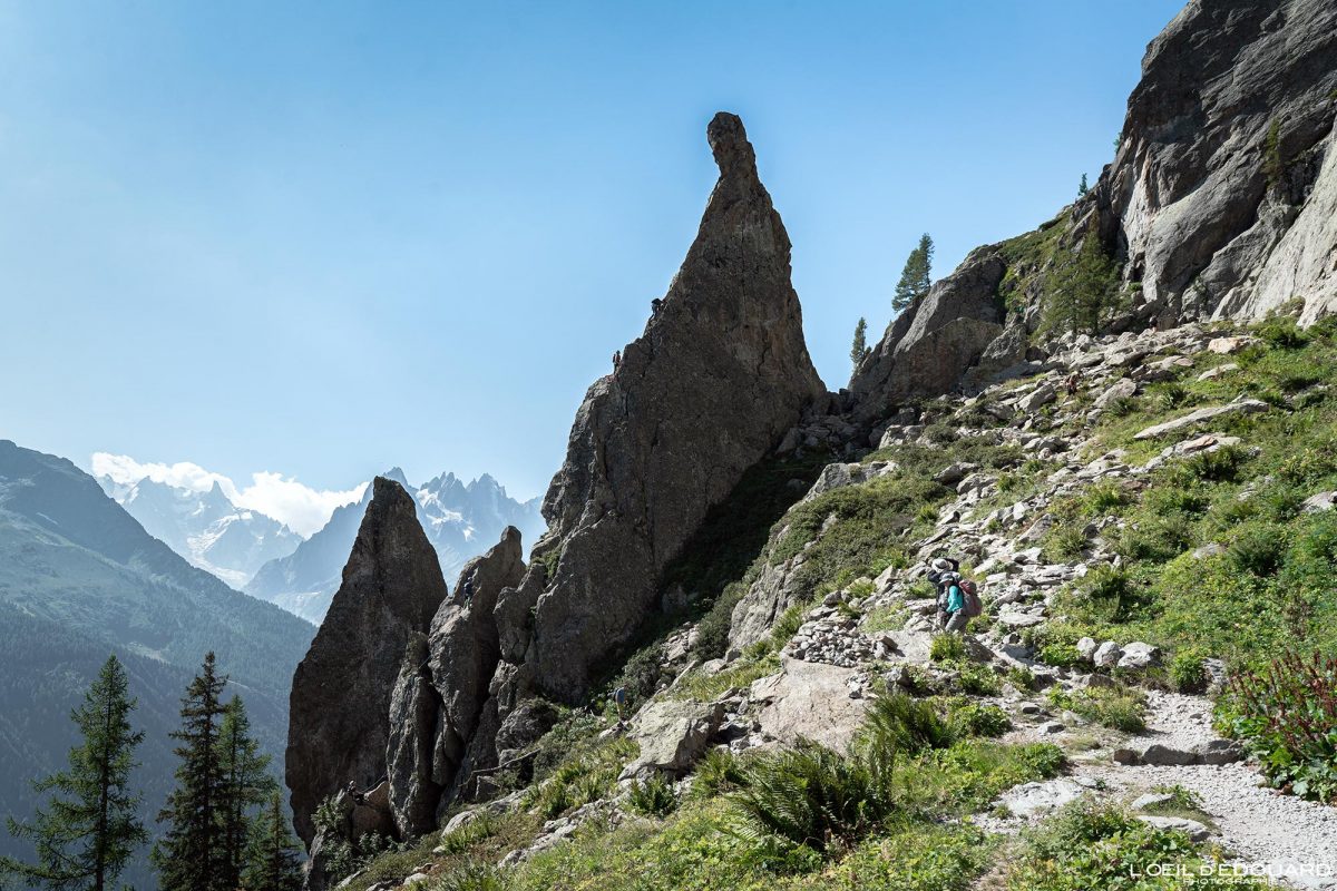 Aiguillette d’Argentière - Sentier Randonnée Lacs des Chéserys depuis Tré-le-Champ - Massif des Aiguilles Rouges Haute-Savoie Alpes France Paysage Montagne Nature Outdoor Hike French Alps Mountain Landscape Hiking Trail