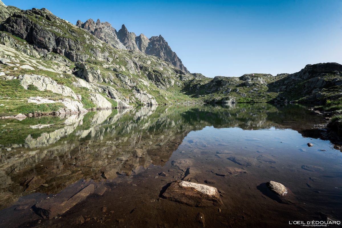 Lacs des Chéserys - Massif des Aiguilles Rouges Haute-Savoie Alpes France Paysage Randonnée Montagne Nature Outdoor Hike French Alps Mountain Landscape Hiking Trail