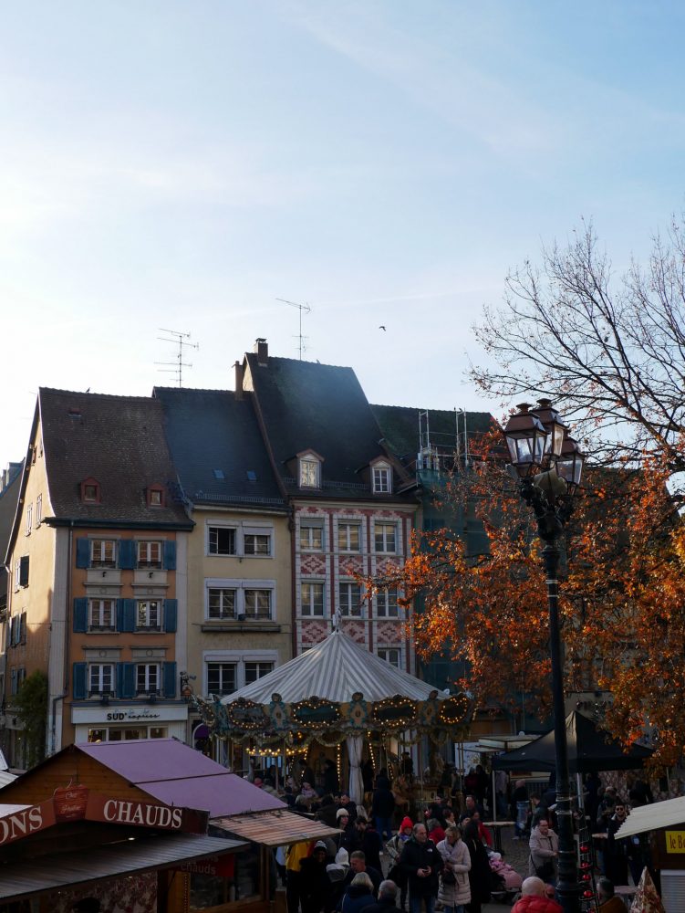 Mulhouse centre ville en décembre