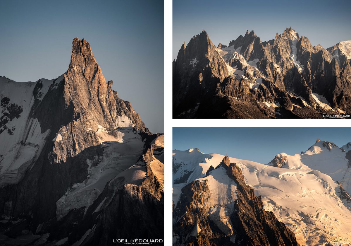 Coucher de Soleil Massif du Mont-Blanc Haute-Savoie Alpes France Paysage Montagne Nature Outdoor French Alps Mountain Sunset Landscape