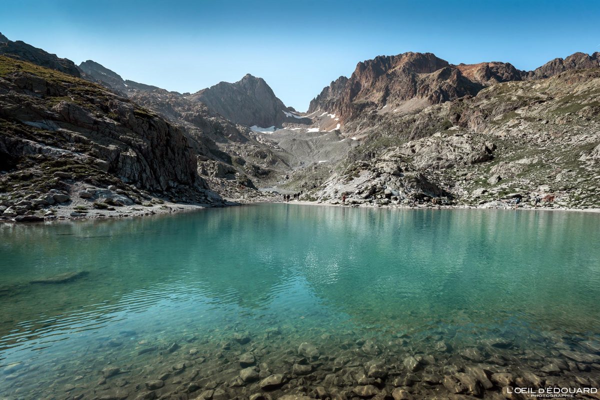 Lac Blanc Massif des Aiguilles Rouges Haute-Savoie Alpes France Paysage Randonnée Montagne Nature Outdoor Hike French Alps Mountain Landscape Hiking