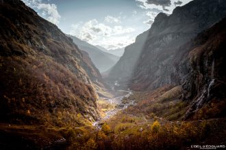 Bout du Monde Randonnée Cirque du Fer-à-Cheval Haut-Giffre Haute-Savoie Alpes France Paysage Montagne Automne Nature Outdoor Hike French Alps Mountain Autumn Landscape Hiking